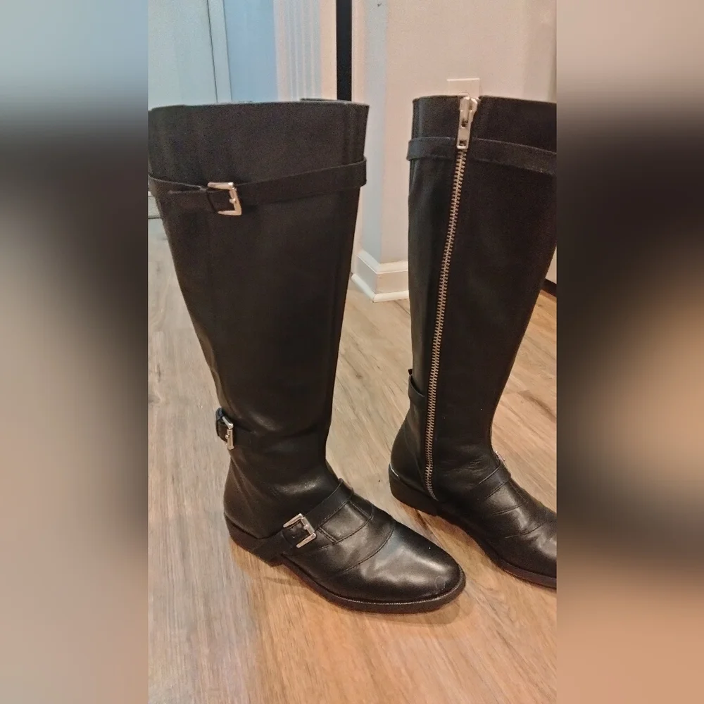 Calf Coach Boots - Picture 2 of 4
